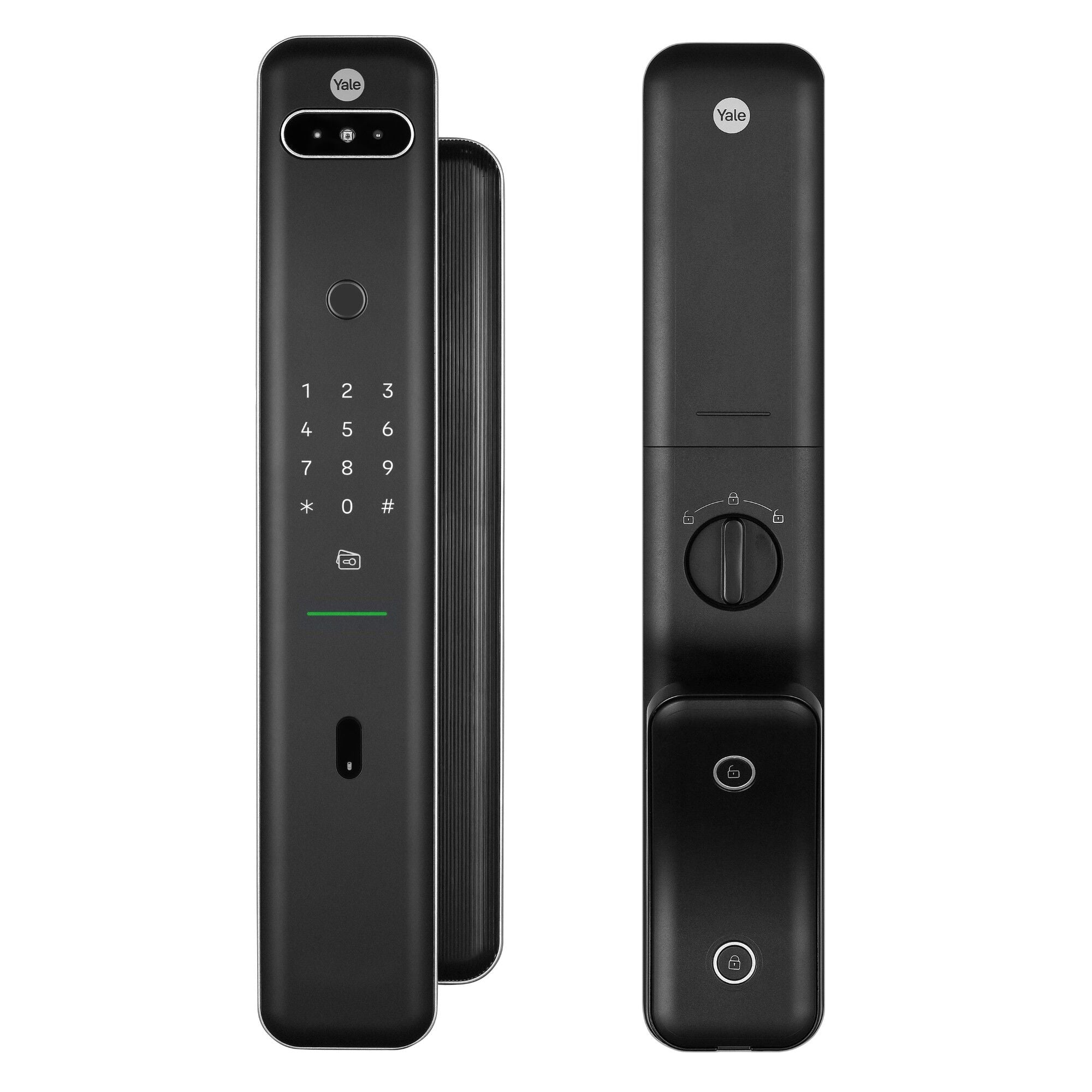 YALE LUNA PRO+ 60MM BACKSET NOVA GRAPHITE WITH YALE HOME MODULE NOVA GRAPHITE - Image 2