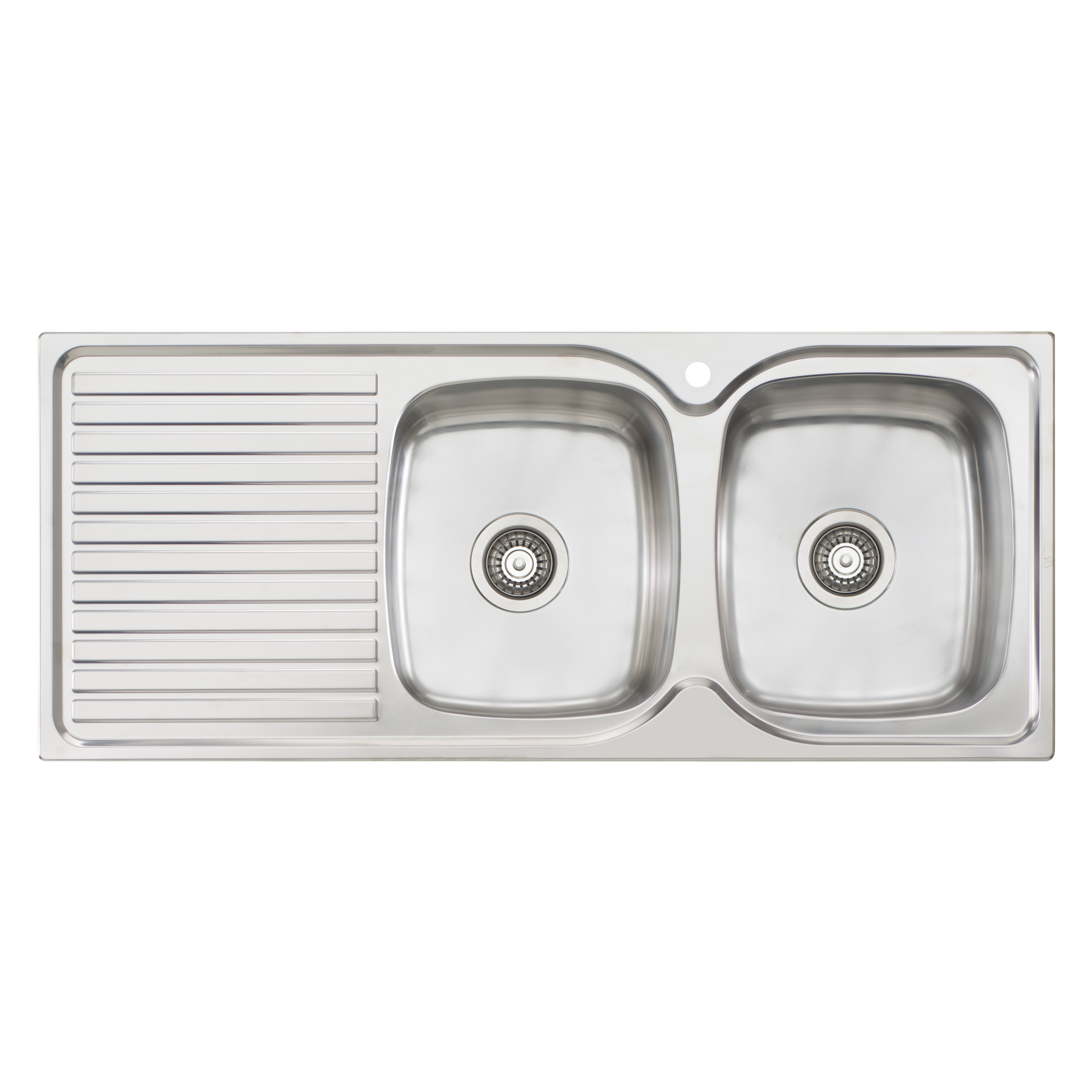 Endeavour Double Bowl Sink With Drainer