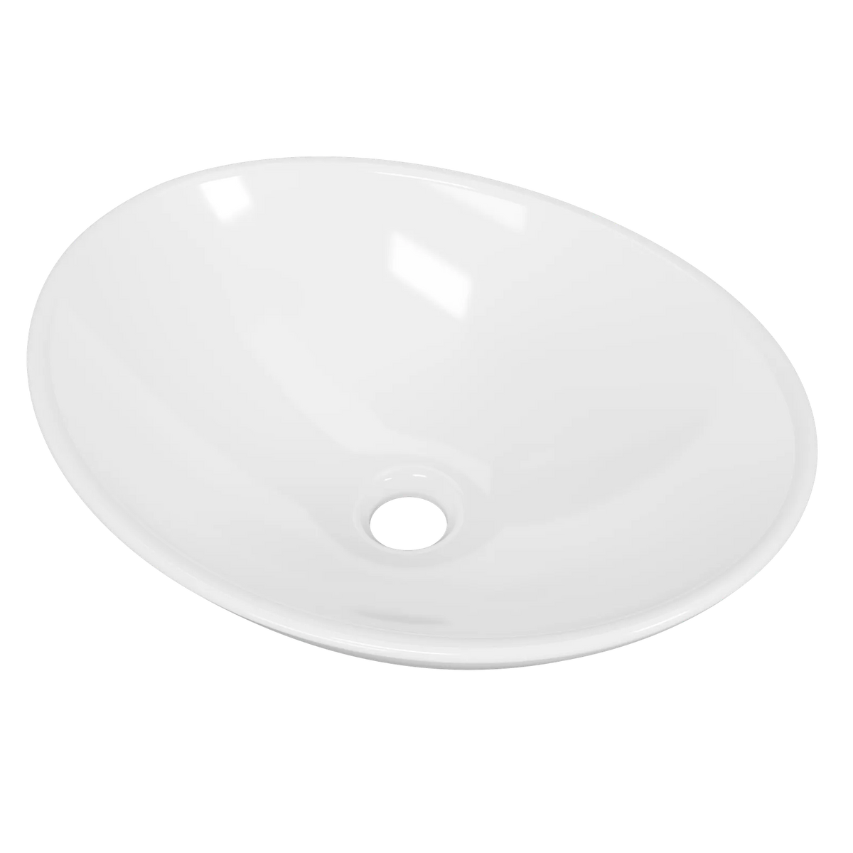 Timberline Elite Above Counter Basin 415mm Gloss White - image 2