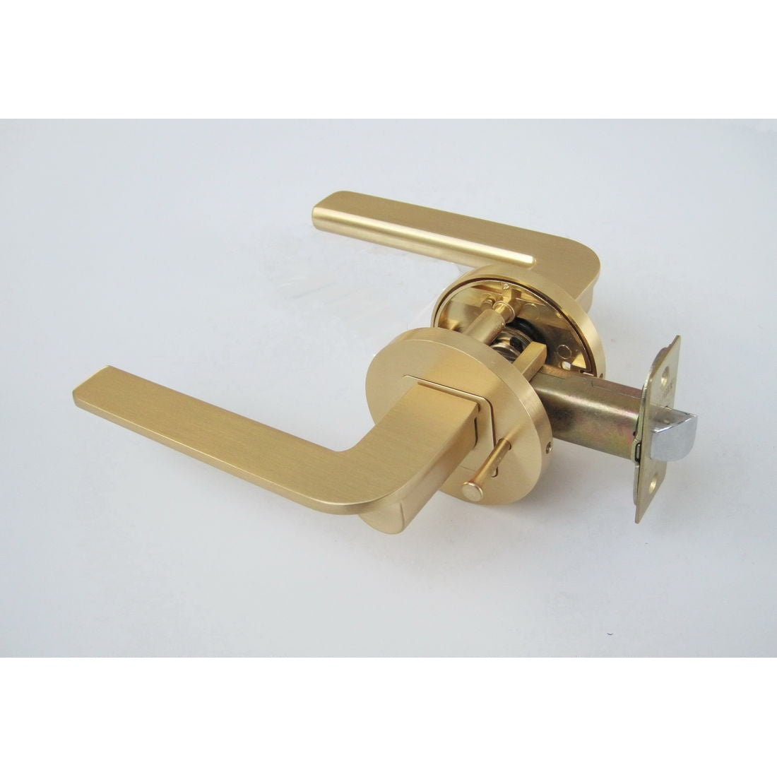Elgin RND Satin Brushed Gold - Privacy