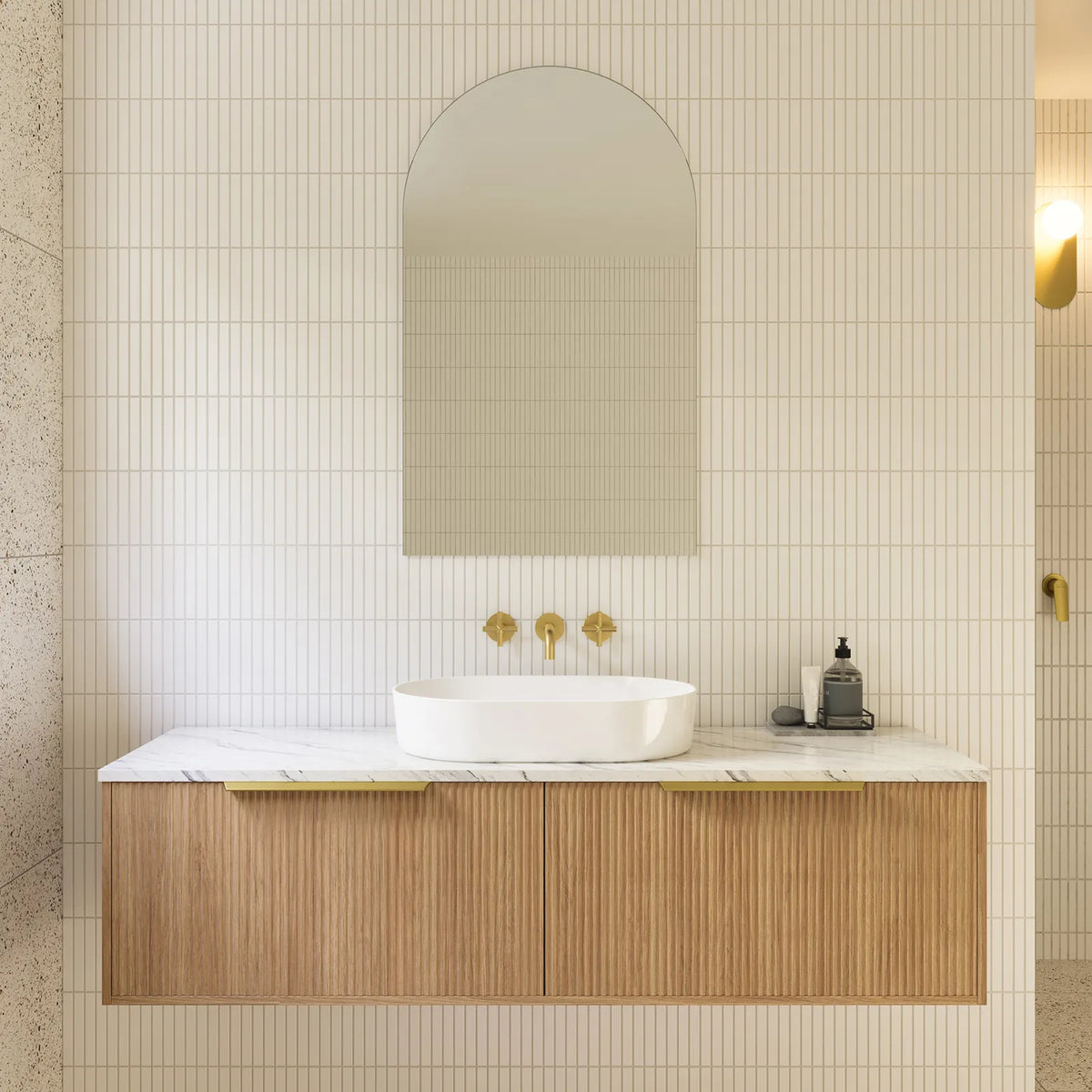 Timberline Elwood Vanity 1500mm Centre Bowl
