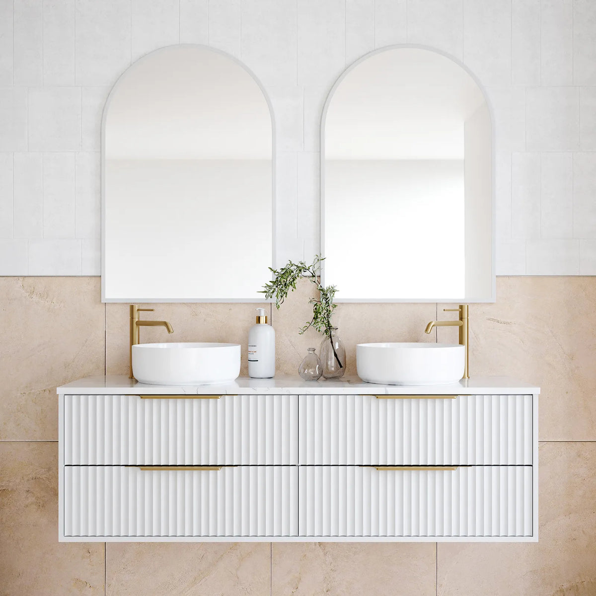 Timberline Emmett Vanity 1800mm Double Bowl