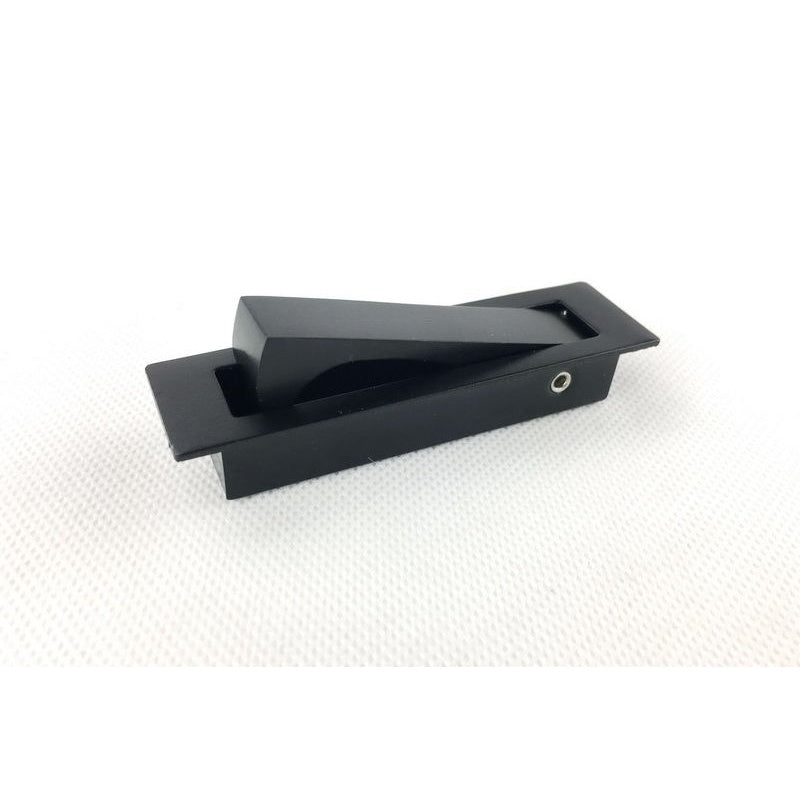 Door Edge Pull 80x22mm Matt Black