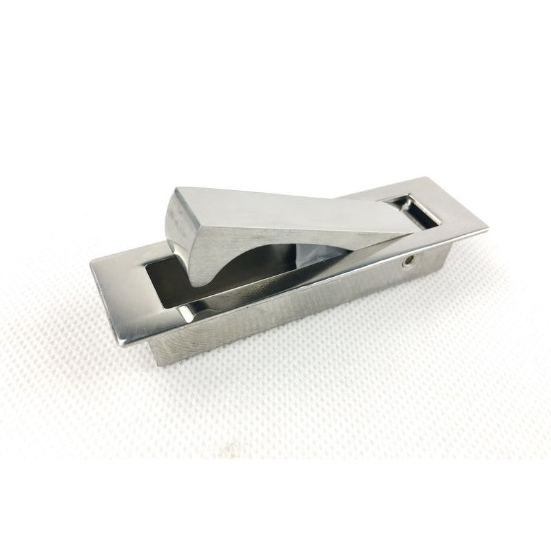 Door Edge Pull 80x22mm Polished Stainless