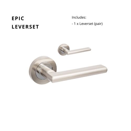 Epic – Brushed Nickel/Chrome Plate