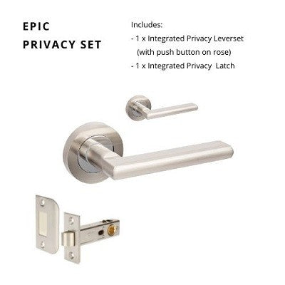 Epic – Brushed Nickel/Chrome Plate