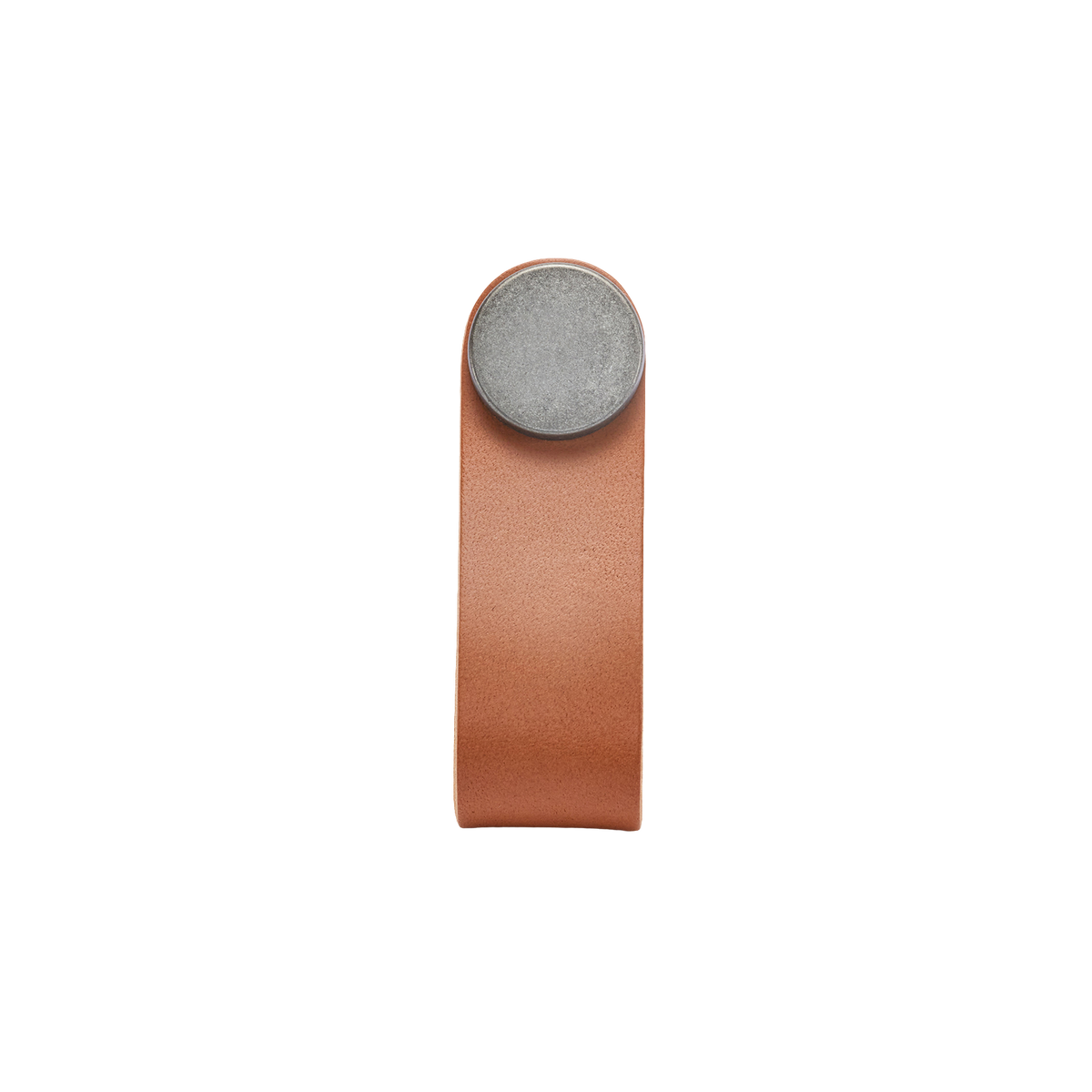 Momo Flexa Leather Pull 70mm - side profile view, door hardware accessory (12 of 12)