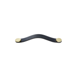 Momo Flexa Leather D Handle 160mm - angled product view