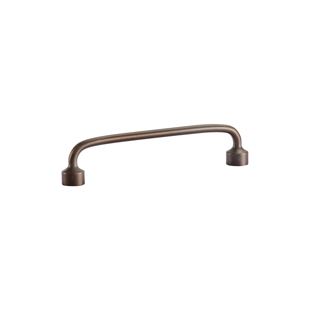 Momo Floid D Handle 128mm in Antique Brass - angled product view