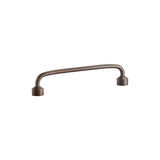 Momo Floid D Handle 128mm in Antique Brass - angled product view