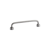 Momo Floid D Handle 128mm - side profile view, cabinet hardware
