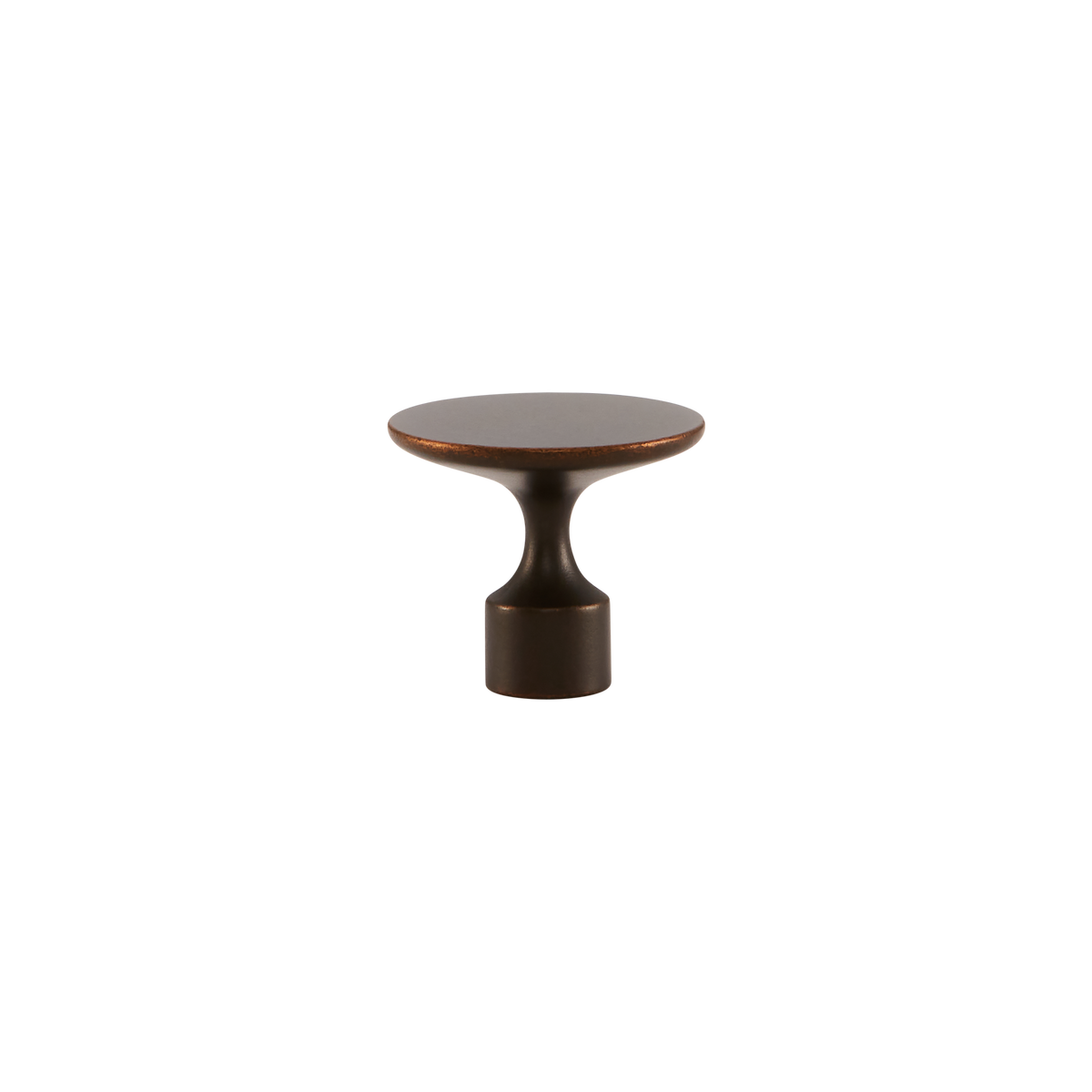 Momo Floid Knob 35mm in Antique Brass - side profile view