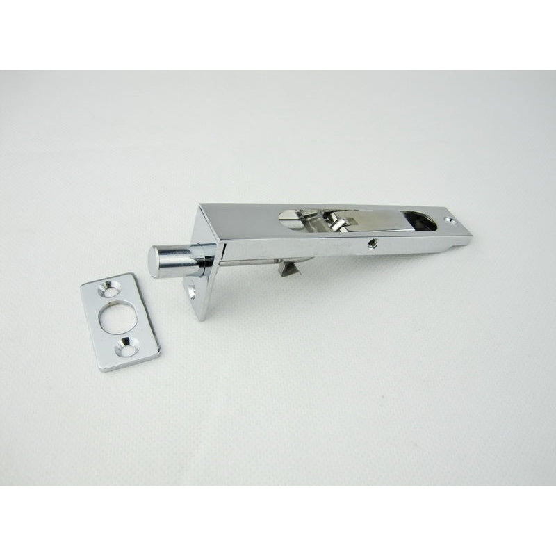 Flush Bolt 100mm Bright Chrome