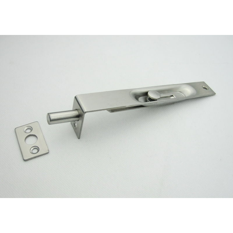 Flush Bolt 150, 200mm Satin Stainless