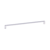 Momo Dallas D Handle 352mm in Chrome Plated - finish and profile close-up