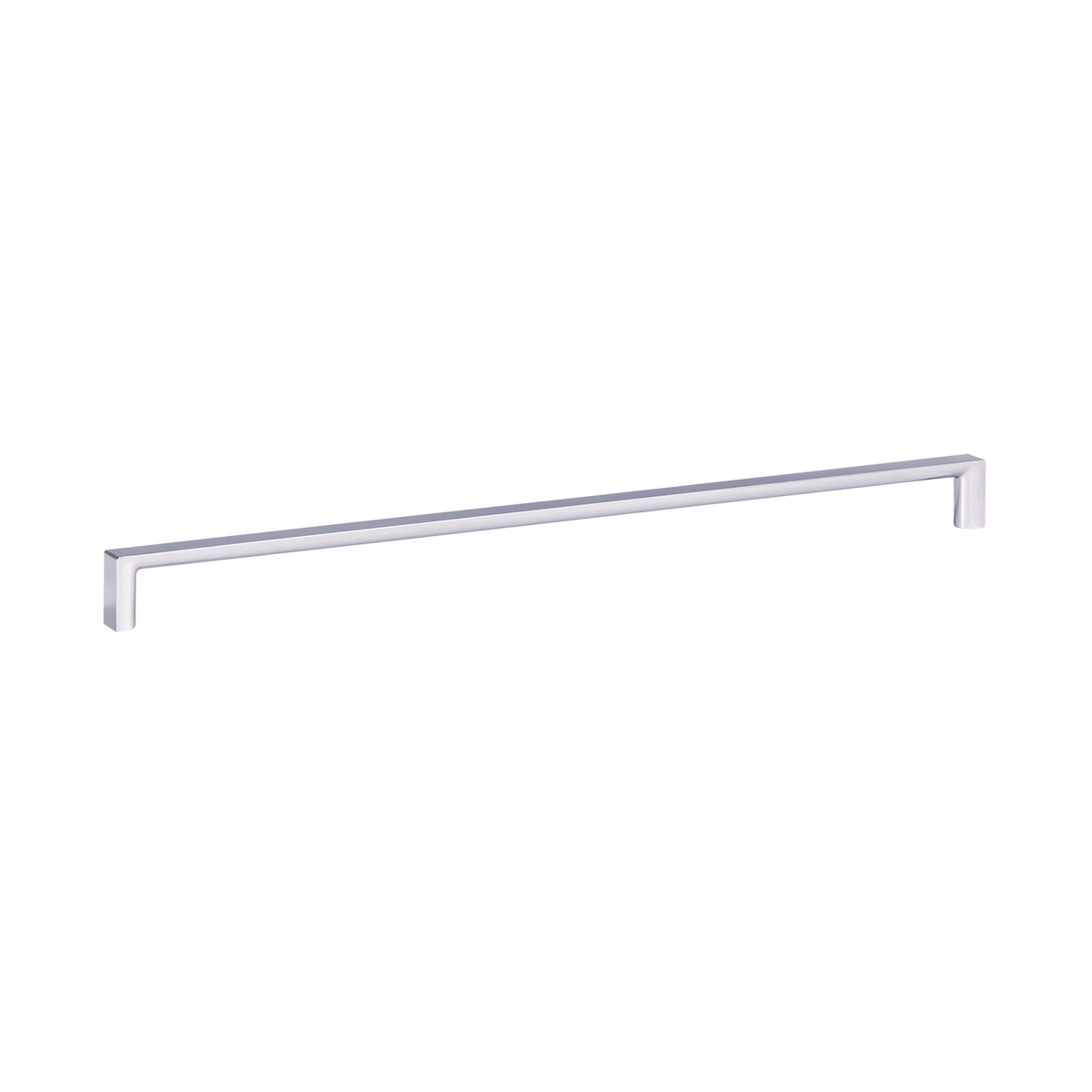 Momo Dallas D Handle 352mm in Chrome Plated - finish and profile close-up