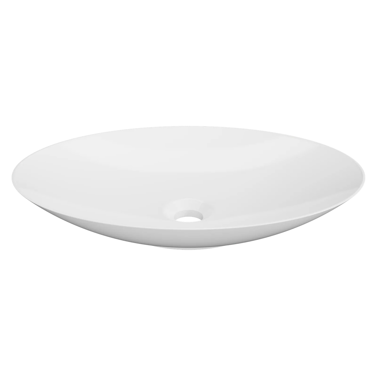 Timberline Feather Above Counter Basin 510mm Gloss White