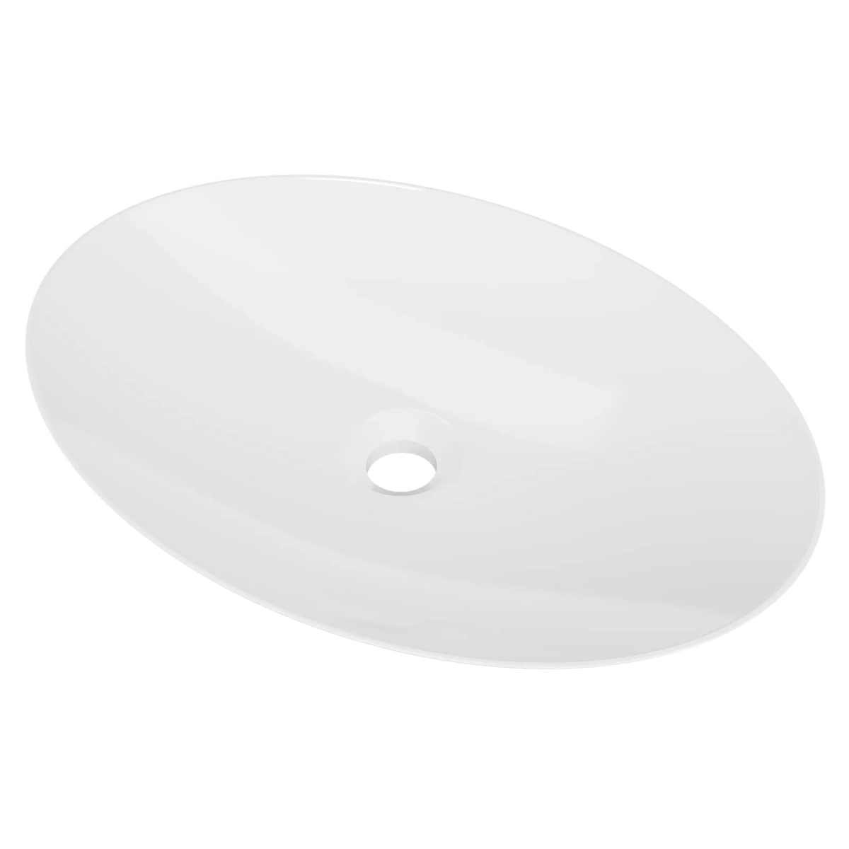 Timberline Feather Above Counter Basin 510mm Gloss White - image 2