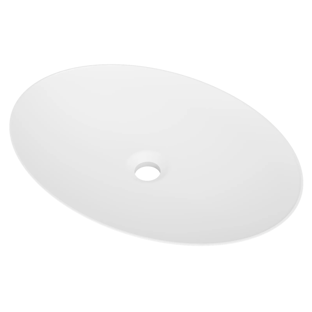 Timberline Feather Above Counter Basin 510mm Matte White - image 2