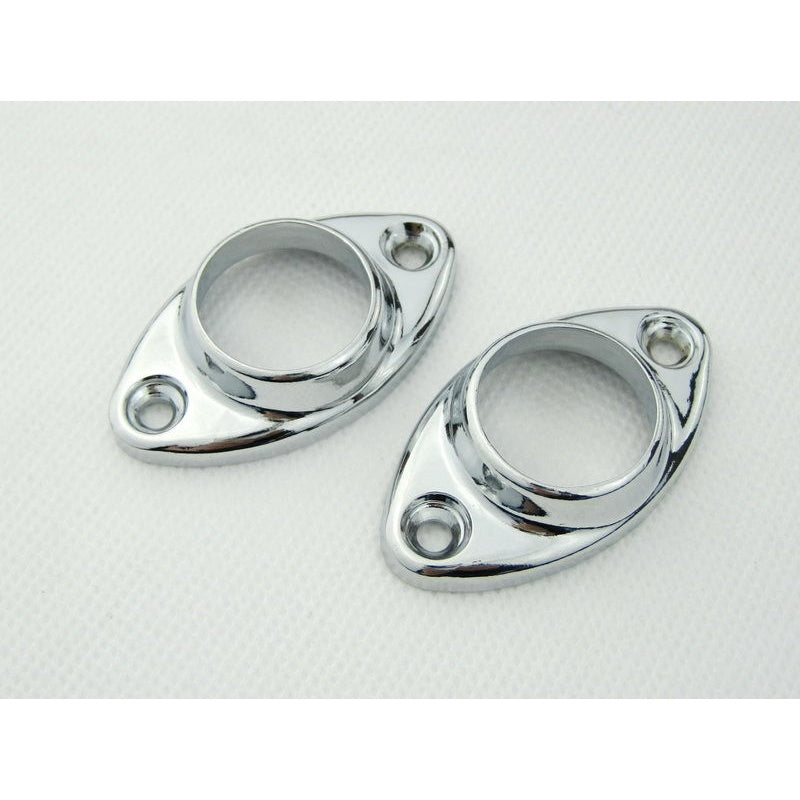 Flanges Bright Chrome 19mm & 25mm