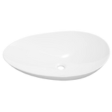 Timberline Fleur Above Counter Basin 630mm Gloss White