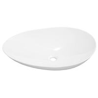 Fleur Above Counter Basin 630mm Gloss White – Gloss White