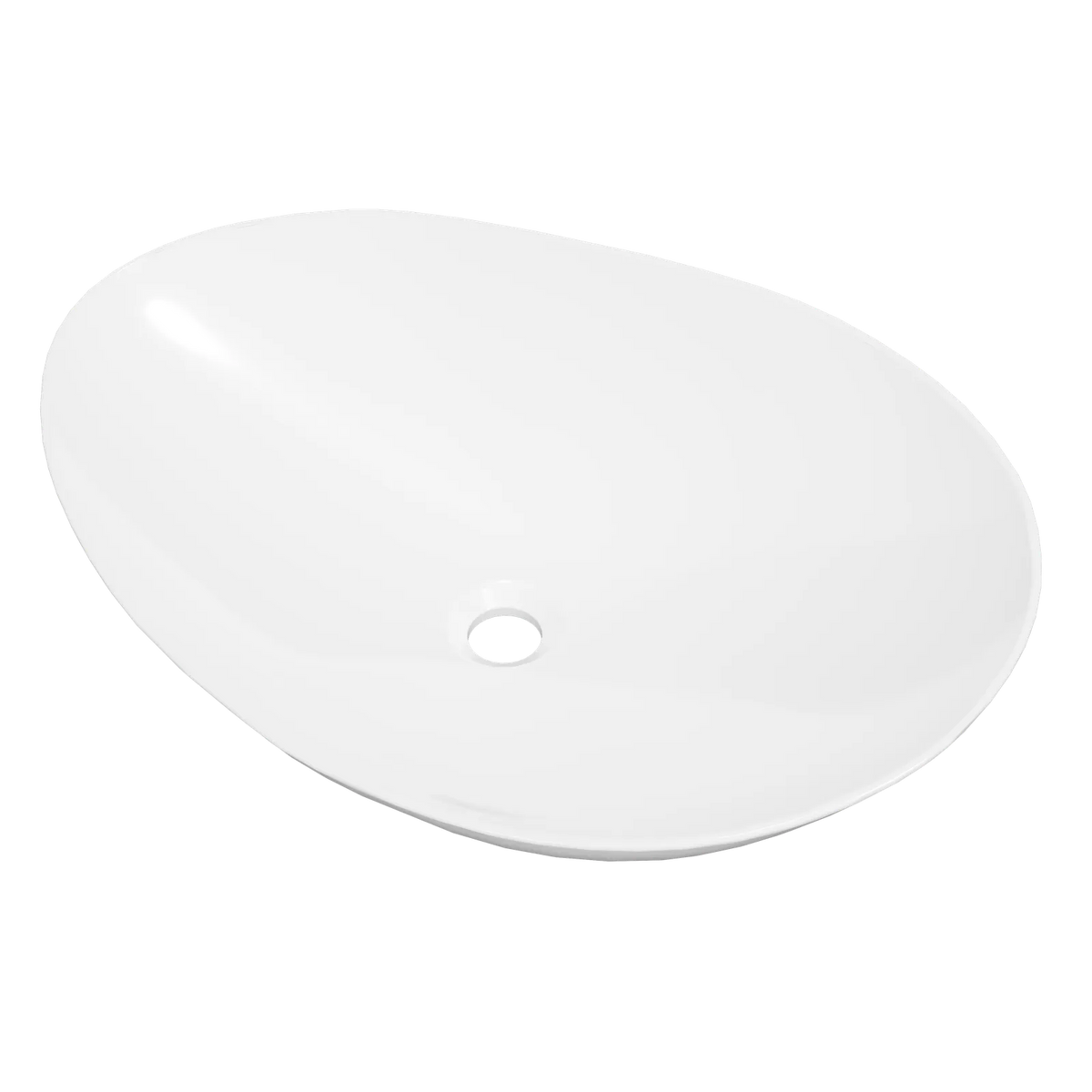 Timberline Fleur Above Counter Basin 630mm Gloss White - image 2