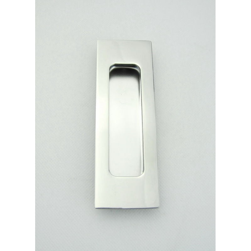 Flush Pull 120x40mm Polished Stainless