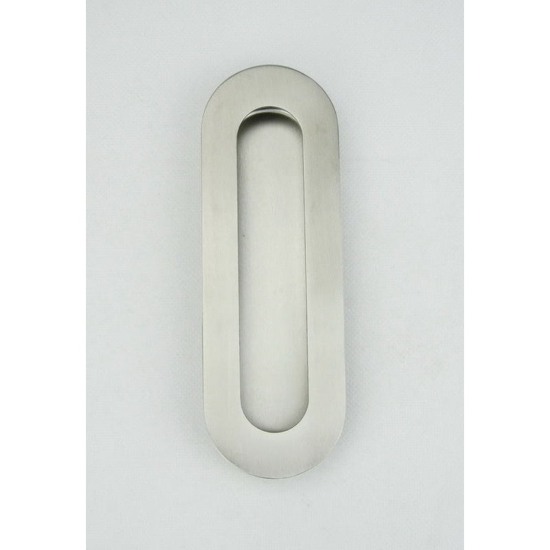 Flush Pull Radius 150x50mm Satin Stainless