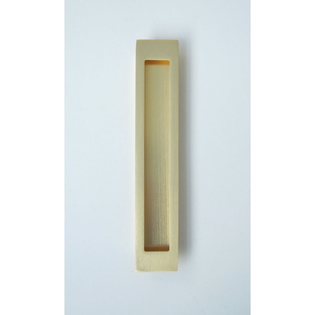 Flush Pull Slim Line 200x37mm Satin Brushed Gold
