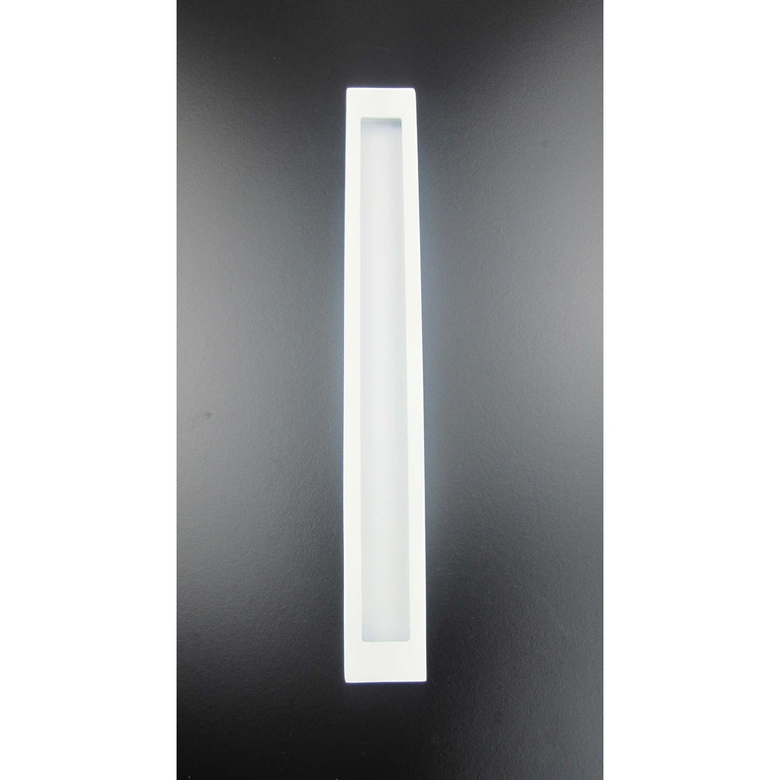 Flush Pull 300x37x13mm Slim Line Matt White