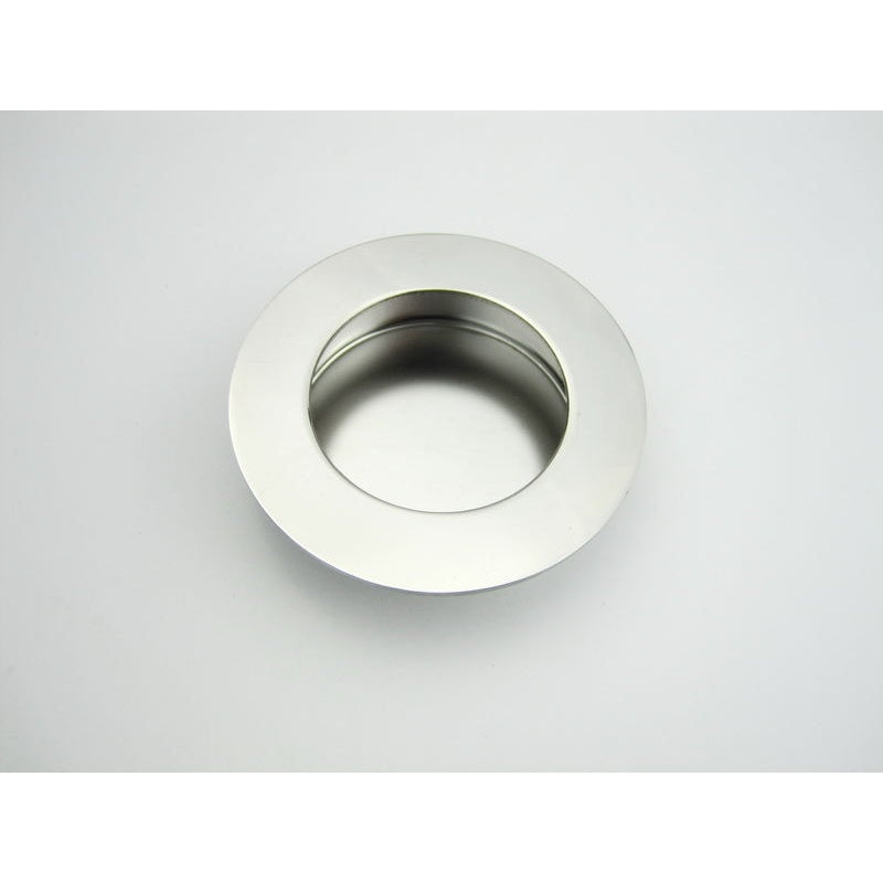 Flush Pull Round 65mm Polished Stainless