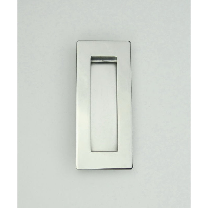 Flush Pull 120x50mm Polished Stainless