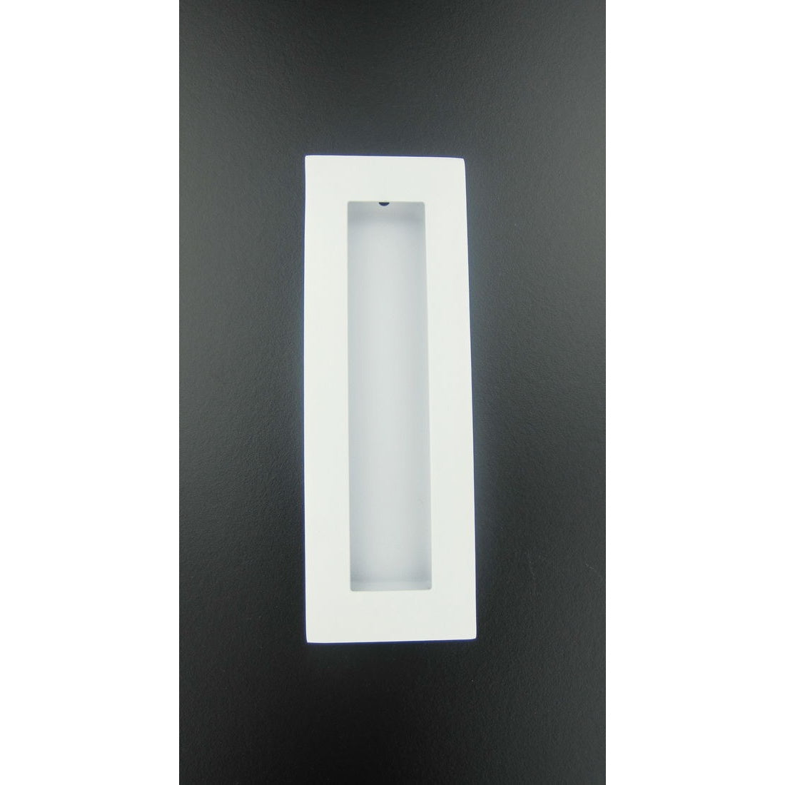 Flush Pull 150x50mm Matt White