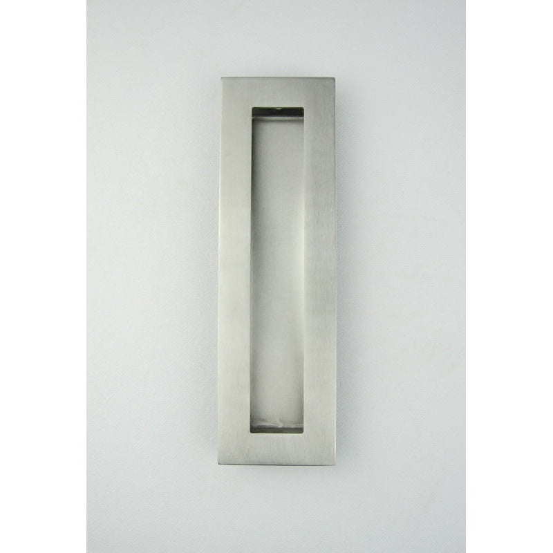Flush Pull 200x60mm Satin Stainless