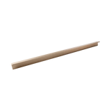 Momo Flapp Pull Handle 256mm in Brushed Dark Brass - side profile view