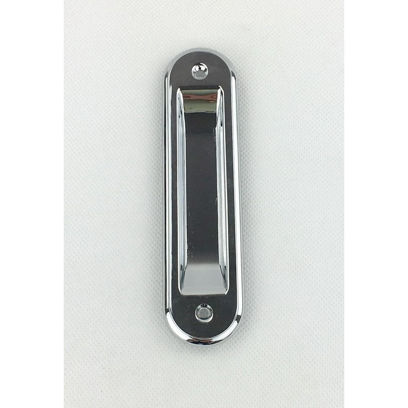 Flush Pull Radius 128x33mm Bright Chrome