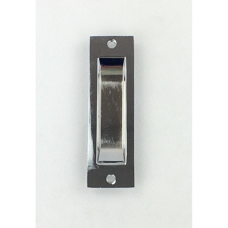 Flush Pull SQ 114x34mm Bright Chrome