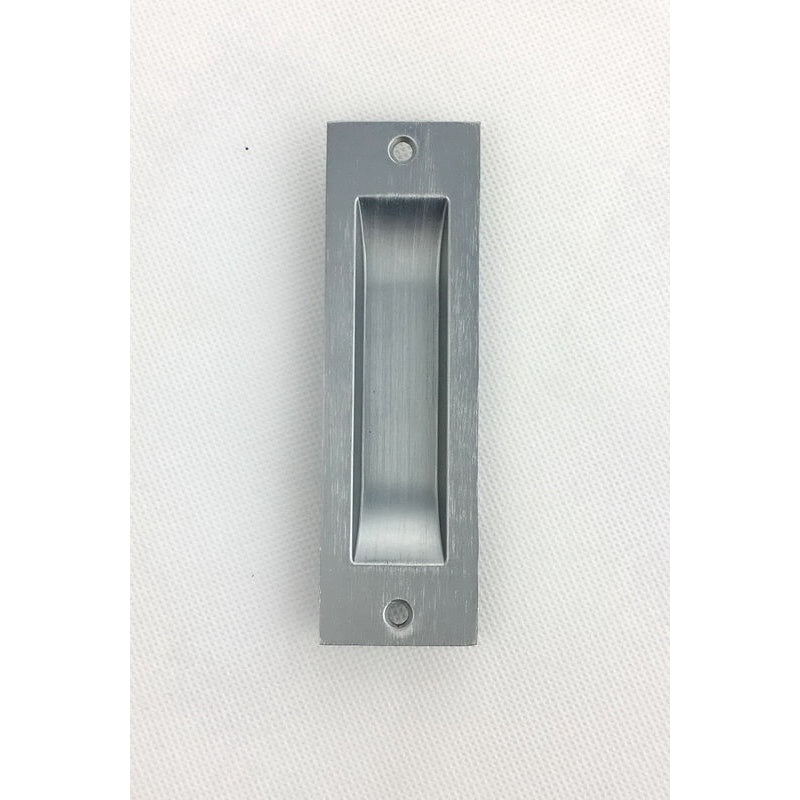 Flush Pull SQ 114x34mm Satin Chrome