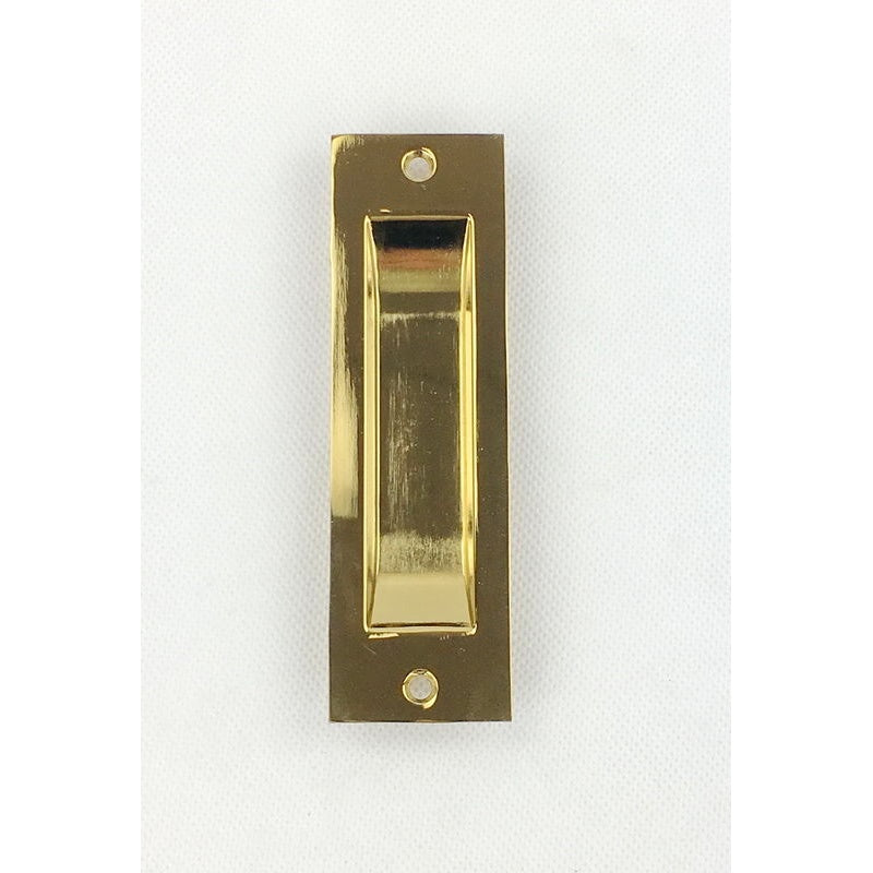 Flush Pull SQ 114x34mm Titanium