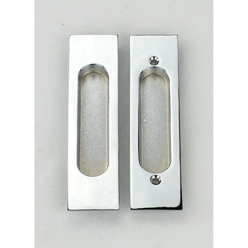 Flush Pull (back to back) 150x39mm Polished Chrome