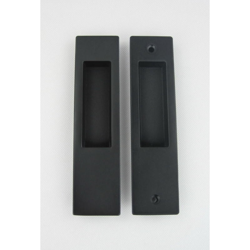 Flush Pull (back to back) 160x40mm Matt Black