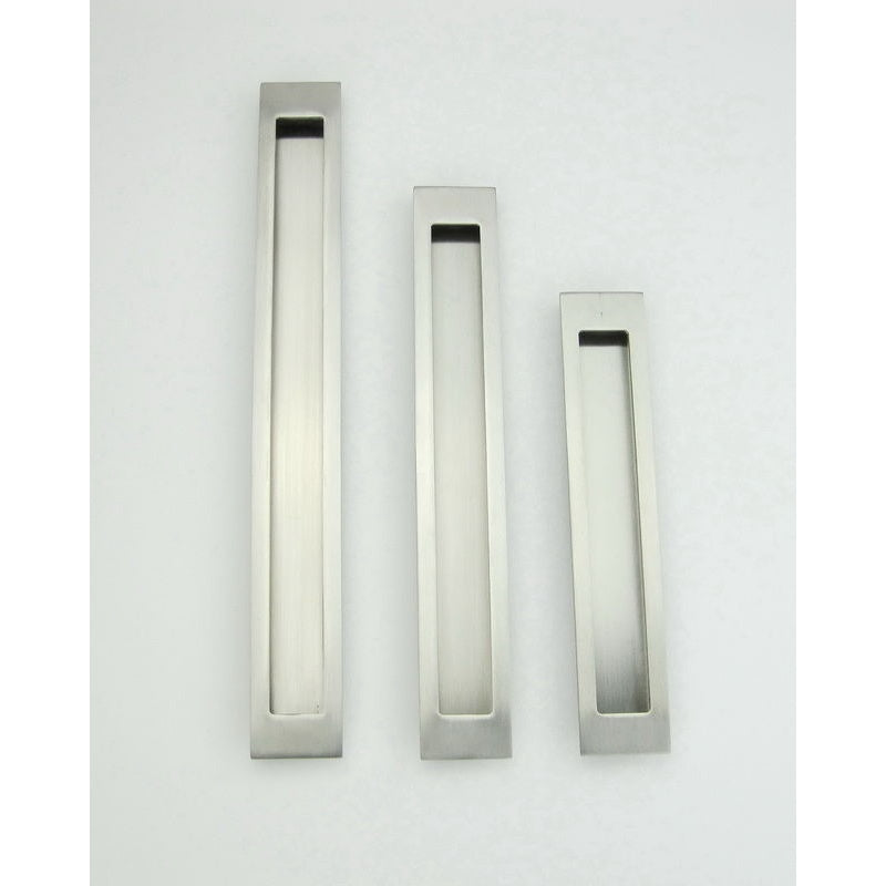 Flush Pull Slim Line Satin Stainless 200, 250 & 300mm