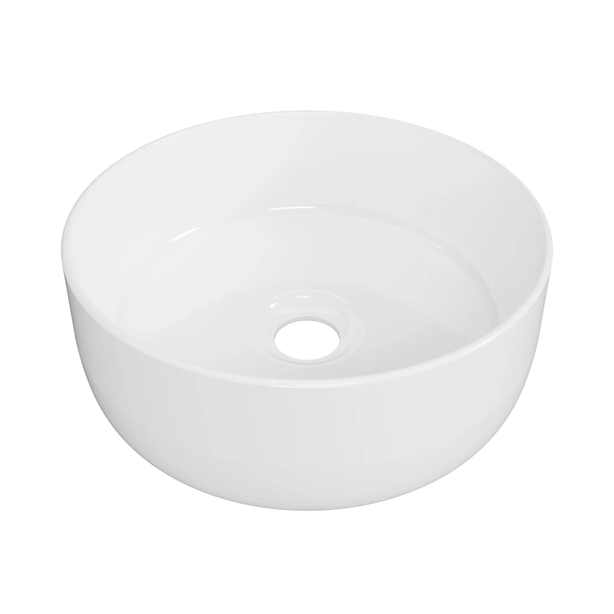 Timberline Gem Above Counter Basin 305mm Gloss White