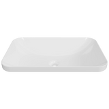 Timberline George Semi Inset Basin 600mm Gloss White