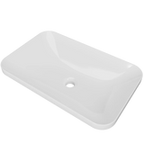 Timberline George Semi Inset Basin 600mm Gloss White - image 2