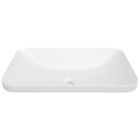 George Inset Basin 600mm Matte White – Matte White