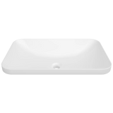 Timberline George Semi Inset Basin 600mm Matte White
