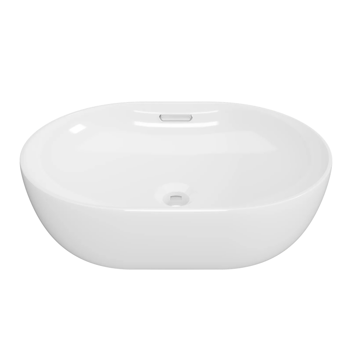 Timberline Giana Above Counter Basin 490mm Gloss White