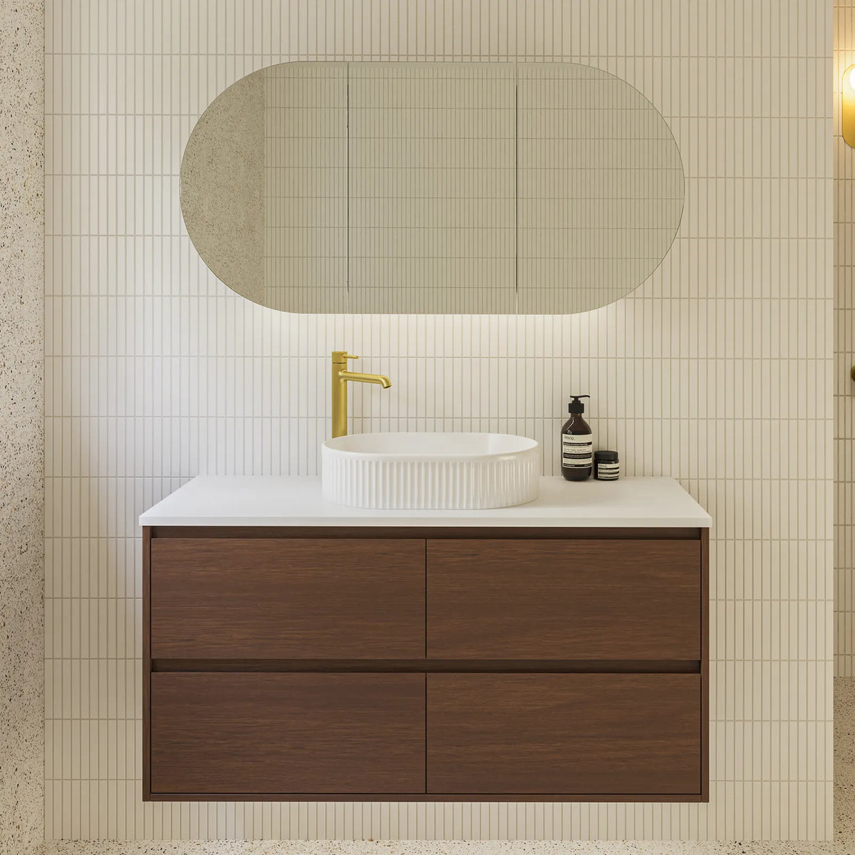 Timberline Grange Vanity 1800mm Centre Bowl